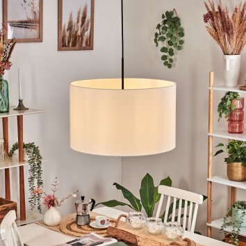 Flemming Hängeleuchte 50 cm Weiß, 1-flammig