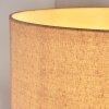 Flemming Hängeleuchte 50 cm beige, Weiß, 1-flammig