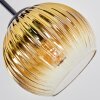Koyoto Deckenleuchte Glas 15 cm Blau, Gold, Grün, Klar, 3-flammig