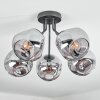 Ripoll Deckenleuchte Glas 15 cm Rauchfarben, 5-flammig