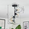 Ripoll Deckenleuchte Glas 15 cm Klar, 4-flammig