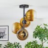 Koyoto Deckenleuchte Glas 15 cm Gold, Klar, 4-flammig