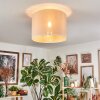 Bassagoda Deckenleuchte 40 cm beige, Weiß, 1-flammig
