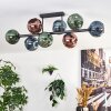 Ripoll Deckenleuchte Glas 15 cm Blau, Grün, Kupferfarben, 8-flammig