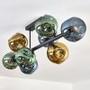 Ripoll Deckenleuchte Glas 15 cm Blau, Gold, Grün, 8-flammig