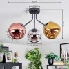 Ripoll Deckenleuchte Glas 15 cm Chrom, Gold, Kupferfarben, Rauchfarben, 3-flammig