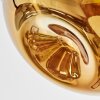 Ripoll Deckenleuchte Glas 15 cm Chrom, Gold, Kupferfarben, Rauchfarben, 3-flammig