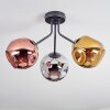Ripoll Deckenleuchte Glas 15 cm Chrom, Gold, Kupferfarben, Rauchfarben, 3-flammig