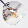 Koyoto Deckenleuchte Glas 15 cm Chrom, Gold, Klar, Kupferfarben, Rauchfarben, 7-flammig