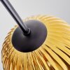 Koyoto Deckenleuchte Glas 15 cm Blau, Gold, Grün, Klar, 7-flammig