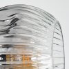 Ripoll Deckenleuchte Glas 15 cm Chrom, Klar, Rauchfarben, 4-flammig
