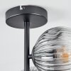 Ripoll Deckenleuchte Glas 15 cm Klar, Rauchfarben, 4-flammig