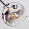 Ripoll Deckenleuchte Glas 15 cm Chrom, Gold, Klar, Kupferfarben, Rauchfarben, 3-flammig