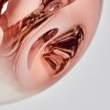 Ripoll Deckenleuchte Glas 15 cm Chrom, Gold, Klar, Kupferfarben, Rauchfarben, 3-flammig