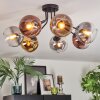 Koyoto Deckenleuchte Glas 15 cm Gold, Klar, Kupferfarben, Rauchfarben, 7-flammig
