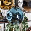 Ripoll Hängeleuchte Glas 20 cm Naturfarben, Schwarz, 8-flammig