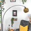 Ripoll Bogenlampe Glas 25 cm Schwarz, 1-flammig