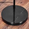 Ripoll Bogenlampe Glas 25 cm Schwarz, 1-flammig