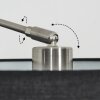 Bassagoda Stehleuchte 40 cm Nickel-Matt, Schwarz, 1-flammig