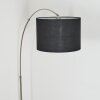 Bassagoda Stehleuchte 40 cm Nickel-Matt, Schwarz, 1-flammig