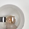 Gastor Wandleuchte Glas 15 cm Rauchfarben, 3-flammig