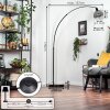 Koyoto Stehleuchte Glas 20 cm Schwarz, 1-flammig