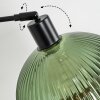 Koyoto Stehleuchte Glas 25 cm Schwarz, 1-flammig