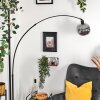 Ripoll Stehleuchte Glas 20 cm Schwarz, 1-flammig