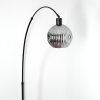 Ripoll Stehleuchte Glas 20 cm Schwarz, 1-flammig