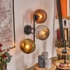 Ripoll Wandleuchte Glas 15 cm Chrom, Gold, Kupferfarben, Rauchfarben, 3-flammig