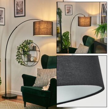 Bassagoda Stehleuchte 40 cm Schwarz, 1-flammig