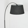 Bassagoda Bogenlampe 40 cm Schwarz, 1-flammig