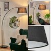 Bassagoda Stehleuchte 45 cm Schwarz, 1-flammig