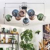 Koyoto Deckenleuchte Glas 15 cm Blau, Grün, Kupferfarben, 8-flammig