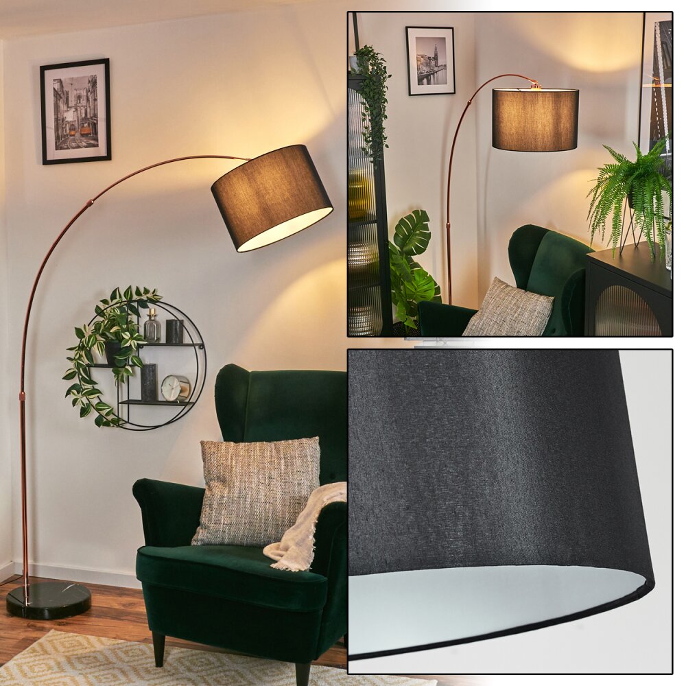 Soungou Stehleuchte 38 cm Kupferfarben, Schwarz, 1-flammig main product photo