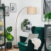 Soungou Stehleuchte 38 cm Kupferfarben, Schwarz, 1-flammig