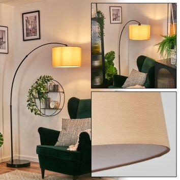 Soungou Stehleuchte 38 cm Schwarz, 1-flammig