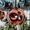 Ripoll Hängeleuchte Glas 20 cm, 25 cm Naturfarben, Schwarz, 8-flammig