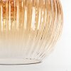 Koyoto Stehleuchte Glas 20 cm Schwarz, 1-flammig