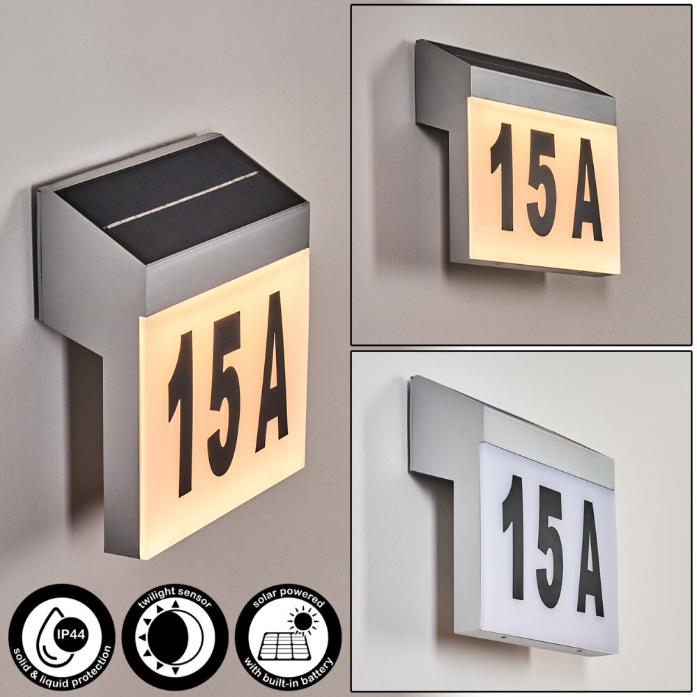 Vanhaniemi Außenwandleuchte LED Grau, Weiß, 1-flammig main product photo