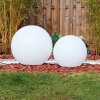 Ilorn Kugelleuchte Set 39 cm, 50 cm LED Weiß, 2-flammig, Fernbedienung