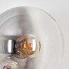 Gastor Wandleuchte Glas 15 cm Bernsteinfarben, Klar, Rauchfarben, 3-flammig