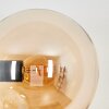 Gastor Wandleuchte Glas 15 cm Bernsteinfarben, 3-flammig