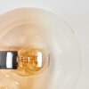 Gastor Wandleuchte Glas 15 cm Bernsteinfarben, Klar, 3-flammig