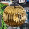 Ripoll Hängeleuchte Glas 15 cm Gold, Kupferfarben, Rauchfarben, 4-flammig