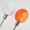Nikkala Stehleuchte Chrom, Weiß, 5-flammig
