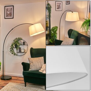 Bassagoda Stehleuchte 45 cm Schwarz, 1-flammig