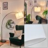 Bassagoda Stehleuchte 40 cm Chrom, Schwarz, 1-flammig