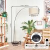 Bassagoda Stehleuchte 40 cm Chrom, Schwarz, 1-flammig