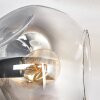 Ripoll Deckenleuchte Glas 15 cm Gold, Schwarz, 3-flammig